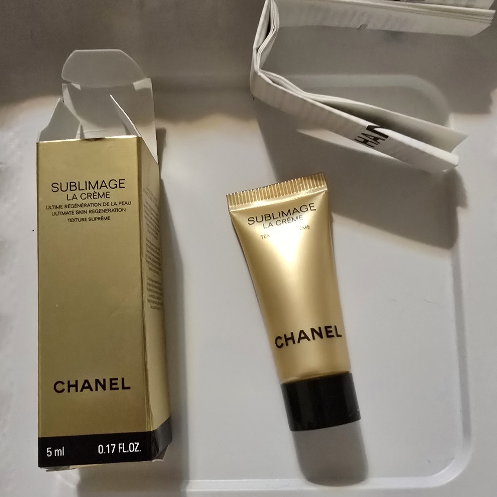 CHANEL Gold and Black Moisturizer Luxurious Skincare